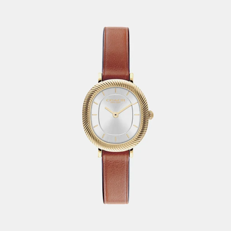 Montre COACH Femme Harlow en Cuir Marron 14504725