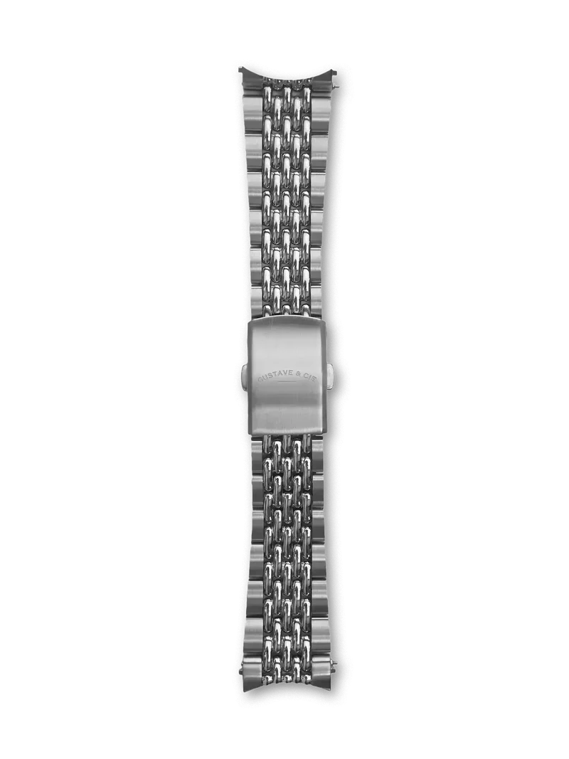 BRACELET ACIER - GRAIN DE RIZ