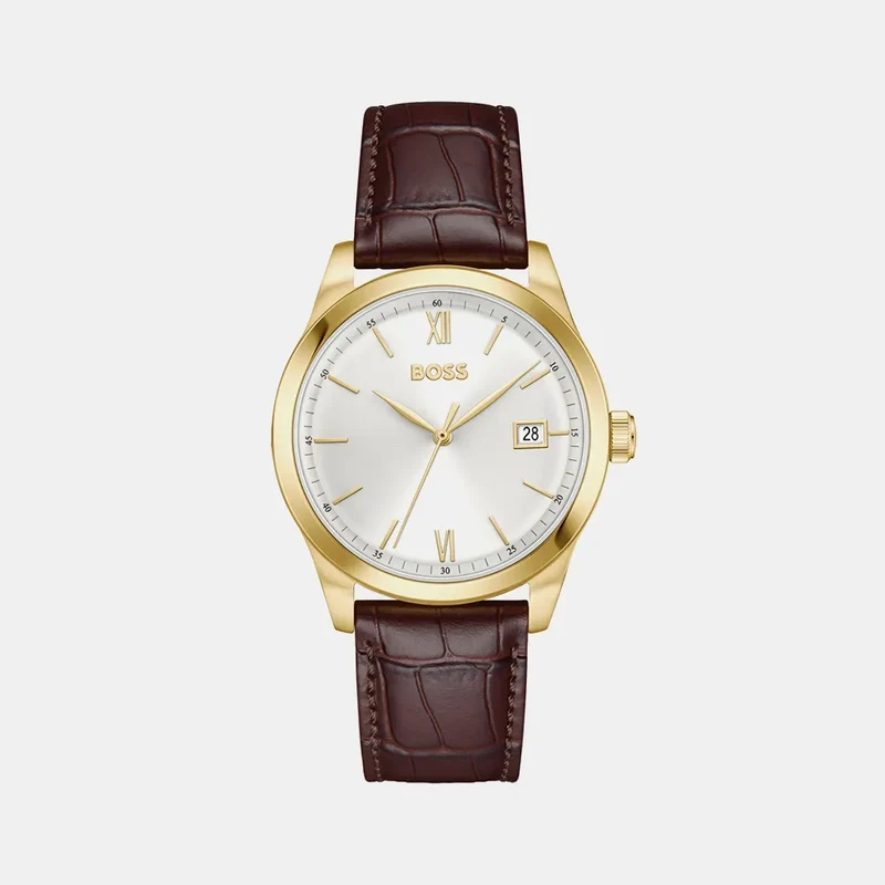 Montre BOSS Homme Langford en Cuir Marron 1514357