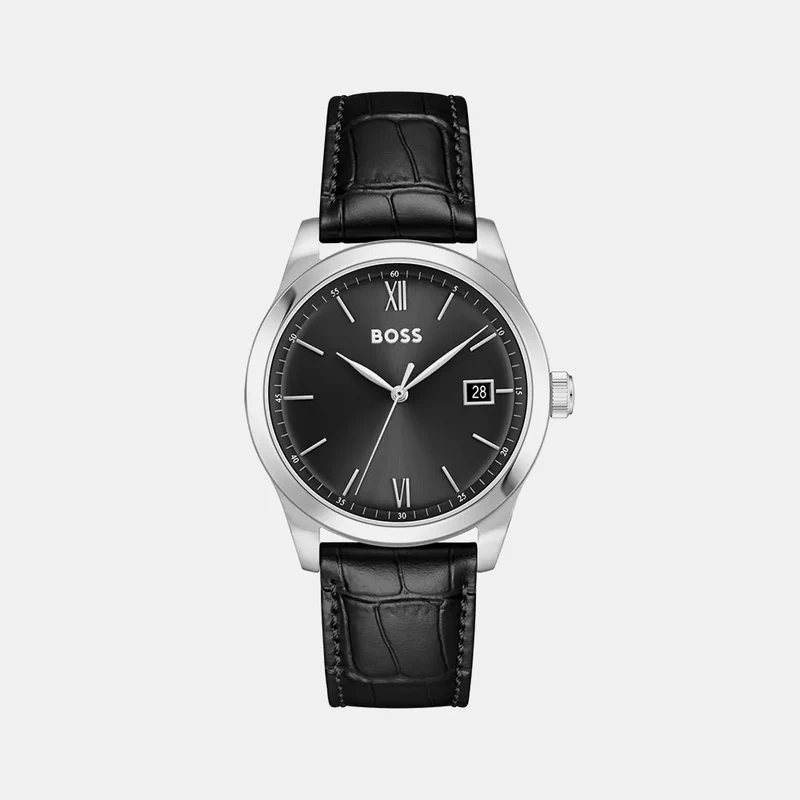 Montre BOSS Homme Langford en Cuir Noir 1514356