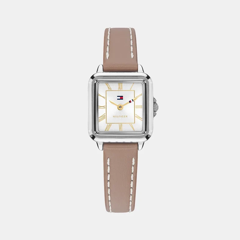 Montre TOMMY HILFIGER Femme MIA en Cuir Marron 1782917