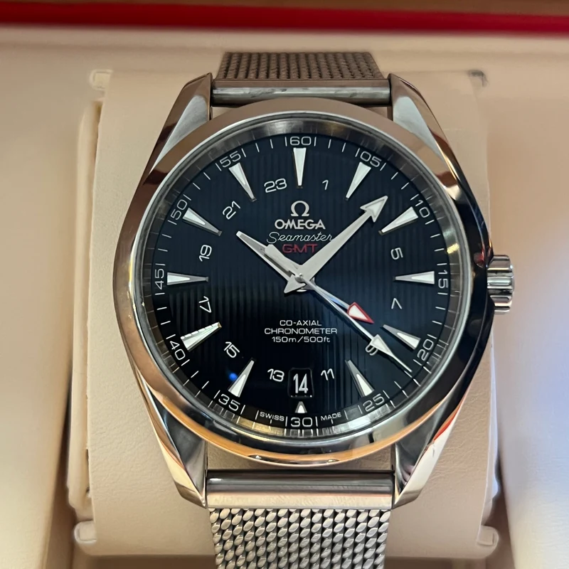 Omega Seamaster Automatic GMT Date Full Set 231.13.43.22.01.001