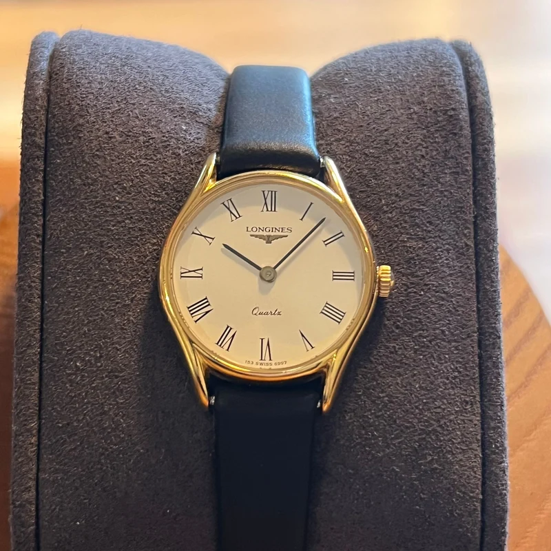 Montre Longines Lady Vintage plaquée or à quartz 153 6997