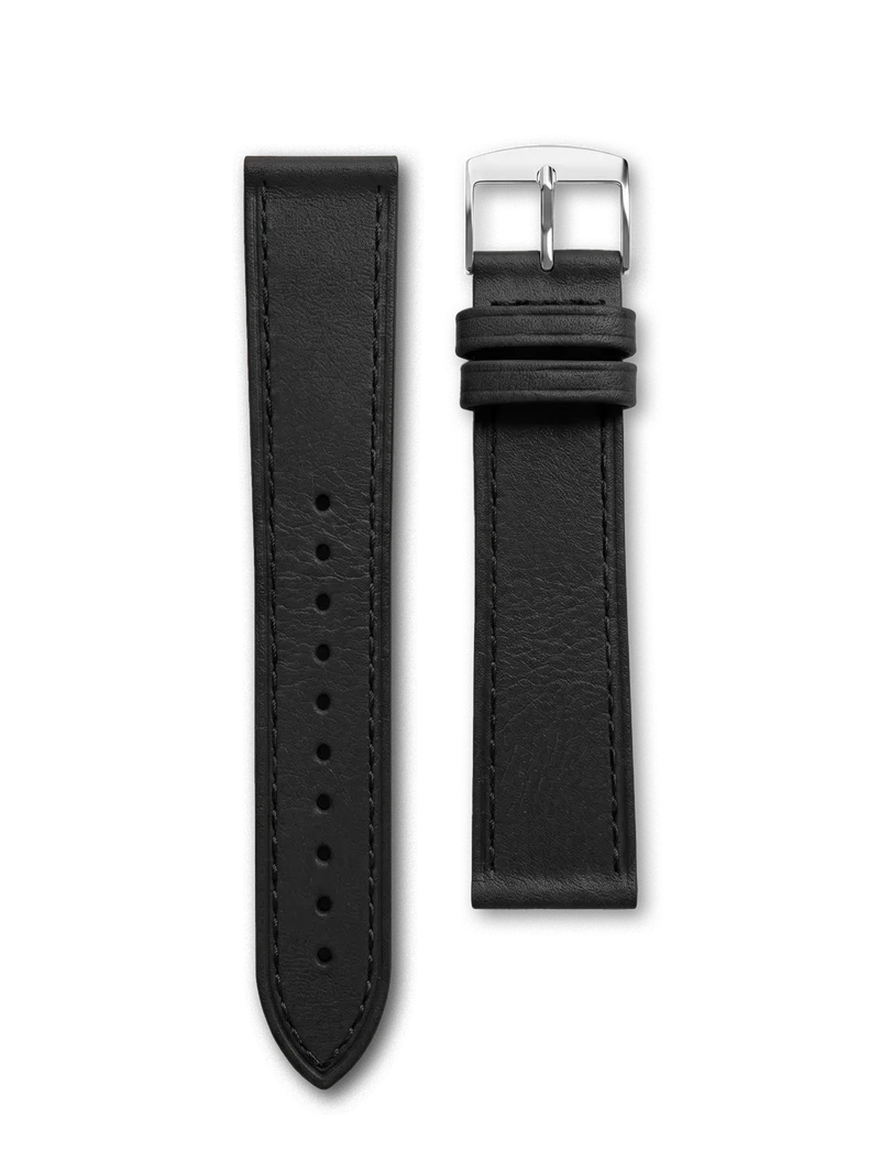 BRACELET CUIR XL - NOIR RÉGLISSE SURPIQUÉ