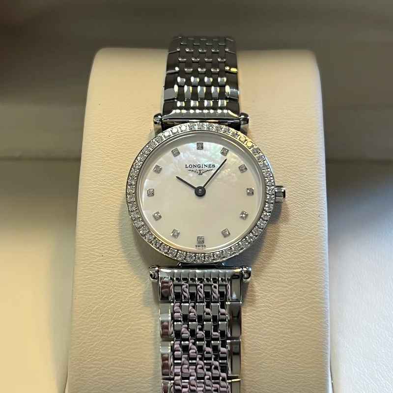 Longines La Grande Classique Lunette Diamant Ensemble Complet L4.241.0.80.6