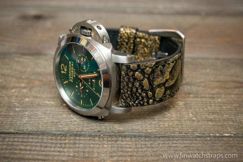 Ostrich Leather Watch Band – Finnish Traditional Craft. Ready to Ship