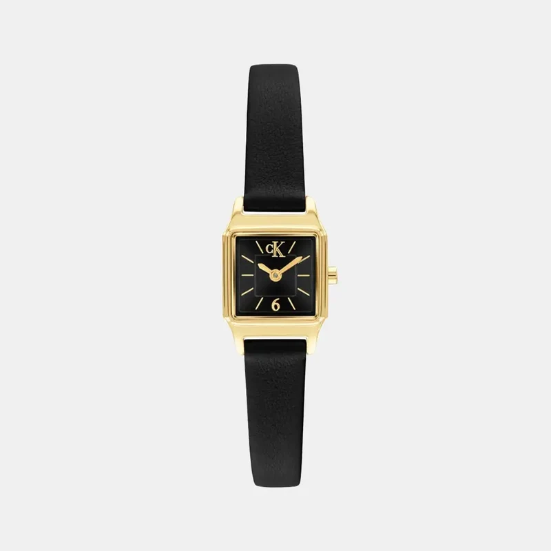 Montre CALVIN KLEIN Femme Soft Form en Cuir Noir 25100236