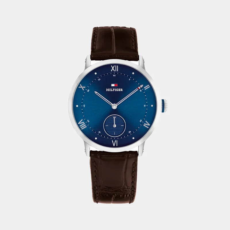 Montre TOMMY HILFIGER Homme Th-Oxford en Cuir Marron 1710800