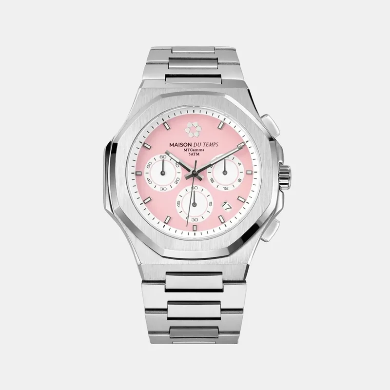Montre MAISON DU TEMPS Homme MTGamma Chronographe Rose Acier 412-A