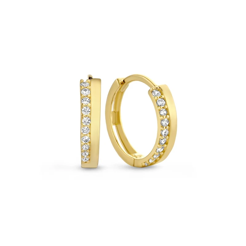 Isabel Bernard Rivoli Femmes Créoles Or 14 carats IB360201
