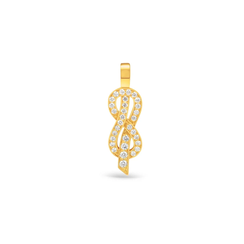 Pendentif Aujourd'hui l'Amour pavage diamants