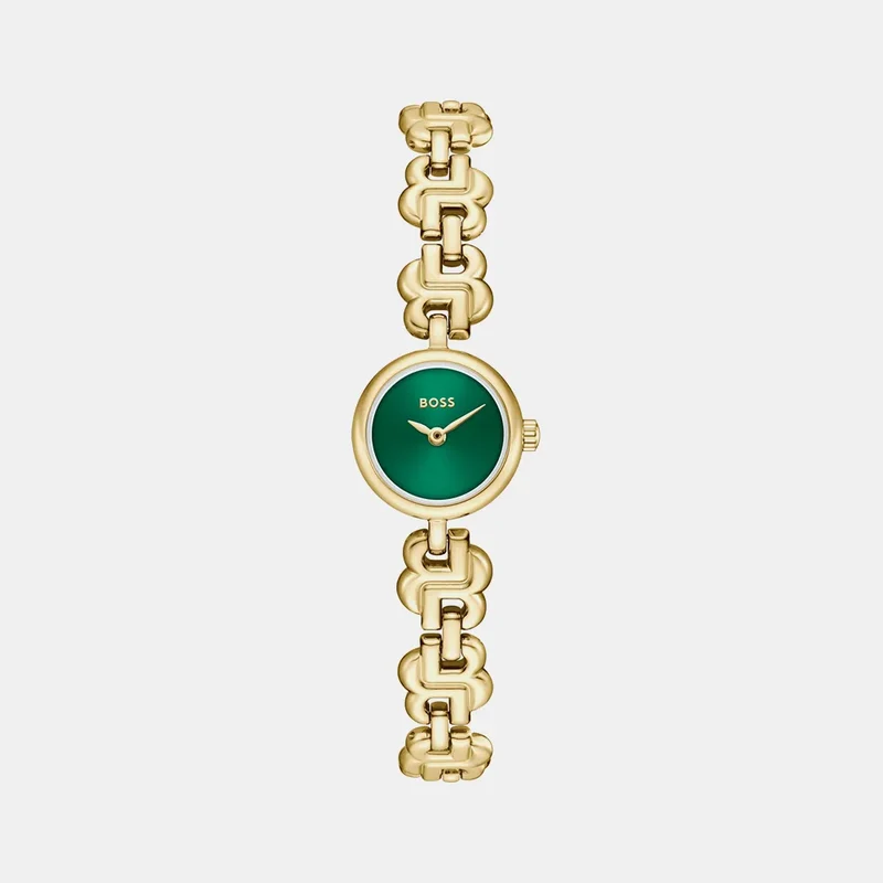 Montre BOSS Femme Double B Dressy en Acier Doré 1502865
