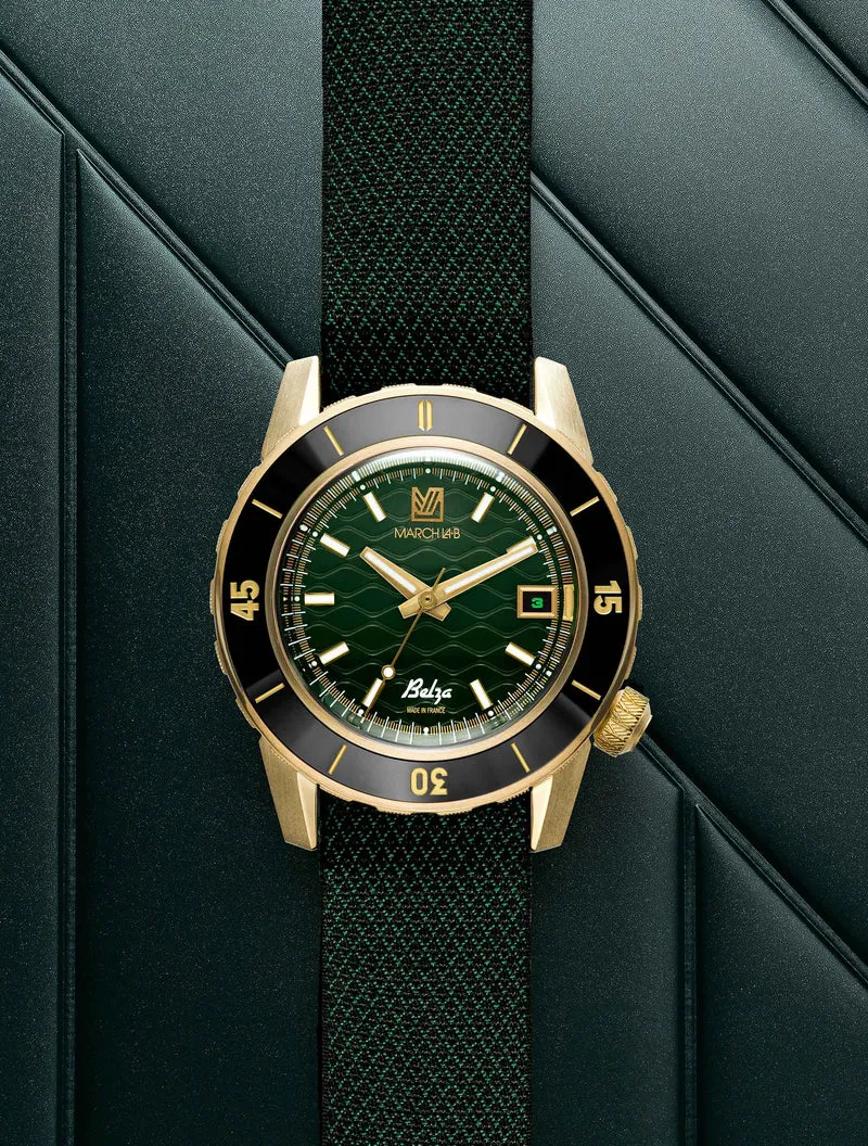 Montre BELZA AUTOMATIQUE Twin Green
