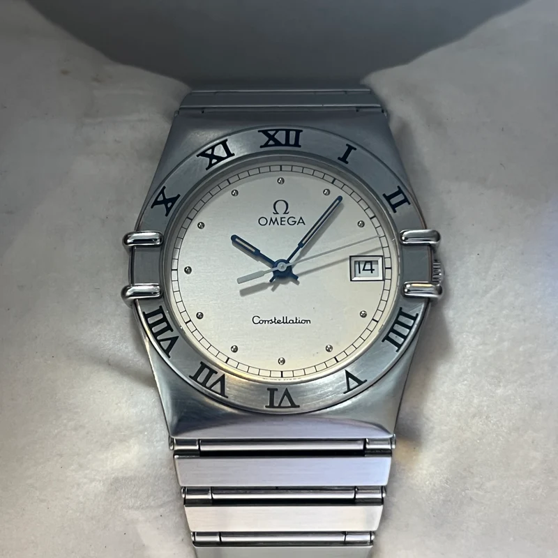 Omega Ensemble complet Constellation Manhattan Quartz Date 396.1080