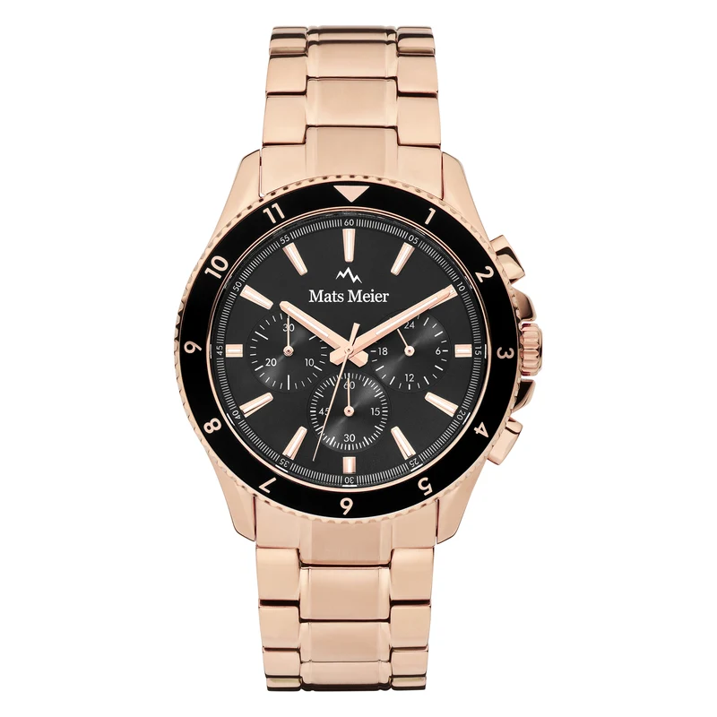 Mats Meier Ponte Dei Salti Hommes Montre Or rose MM00510