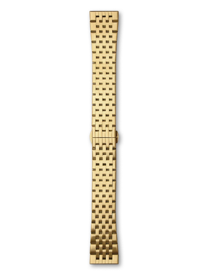 BRACELET ACIER - MAILLE OR