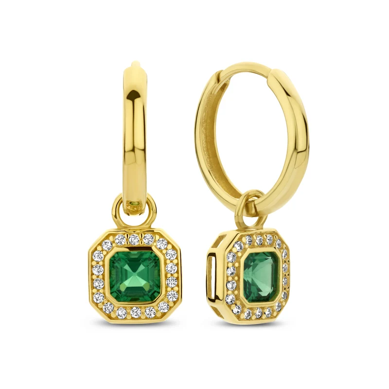 Beloro Jewels Monte Napoleone Femmes Créoles Or 9 carats BO360048
