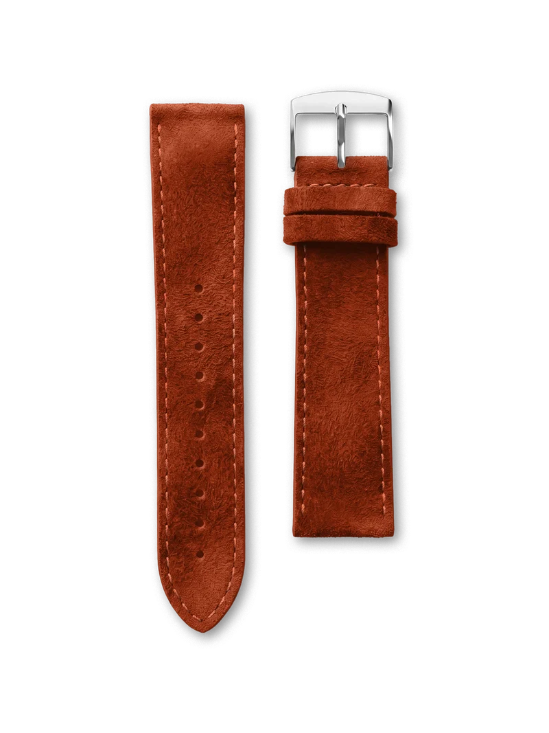 BRACELET CUIR - NUBUCK TERRACOTTA