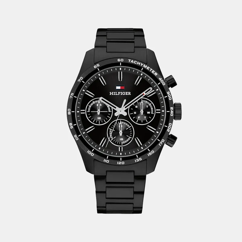 Montre TOMMY HILFIGER Homme Hampton en Acier Noir 1792280