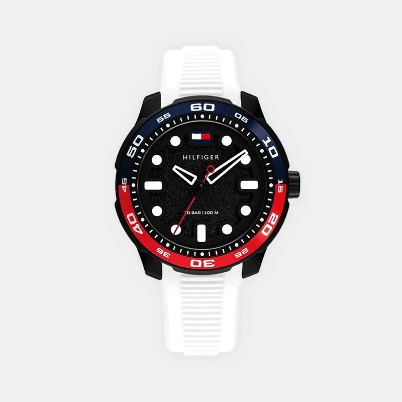 Montre TOMMY HILFIGER Junior TH-REGATTA en Silicone Blanc 1720060