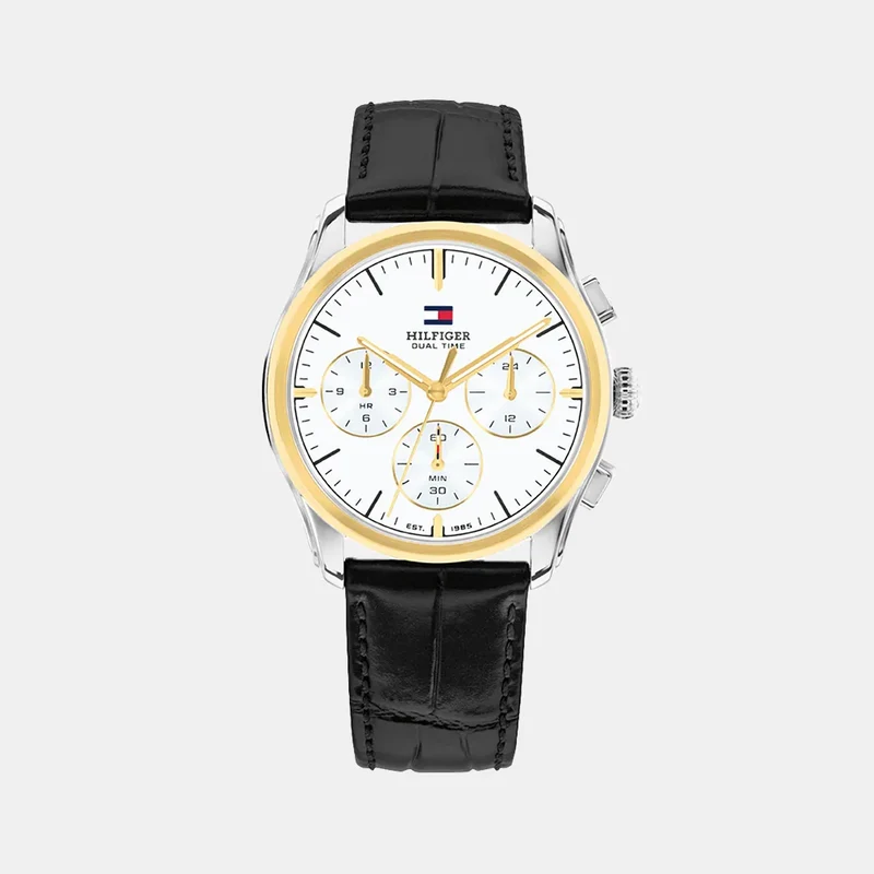 Montre TOMMY HILFIGER Homme Bryant en Cuir Noir 1710809