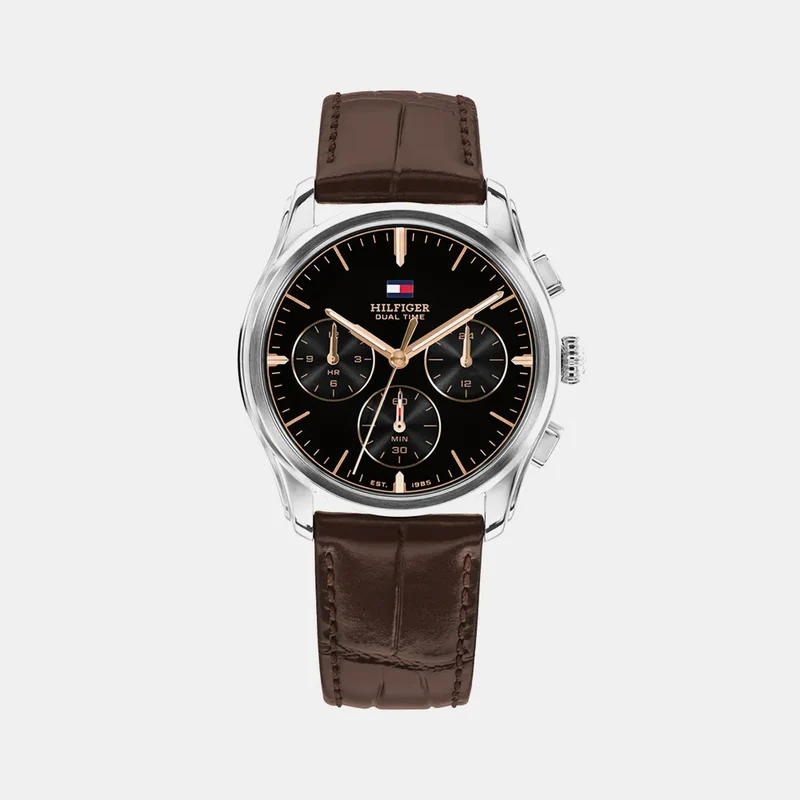Montre TOMMY HILFIGER Homme Bryant en Cuir Marron 1710808