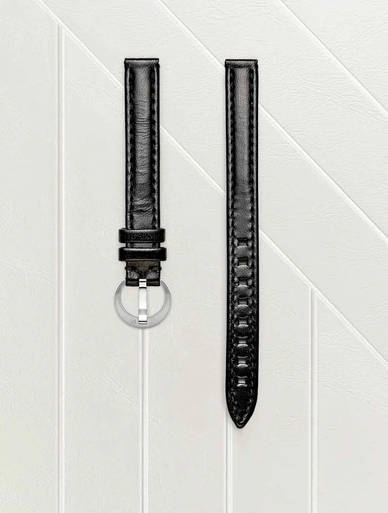 Bracelet Chevreau Noir 10mm