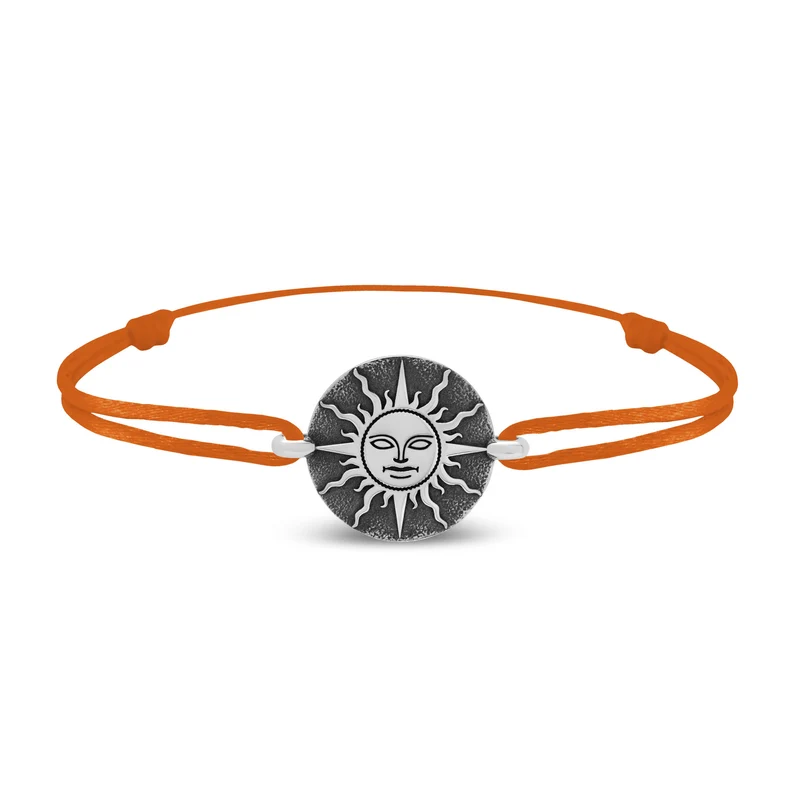 Bracelet lien soleil en argent
