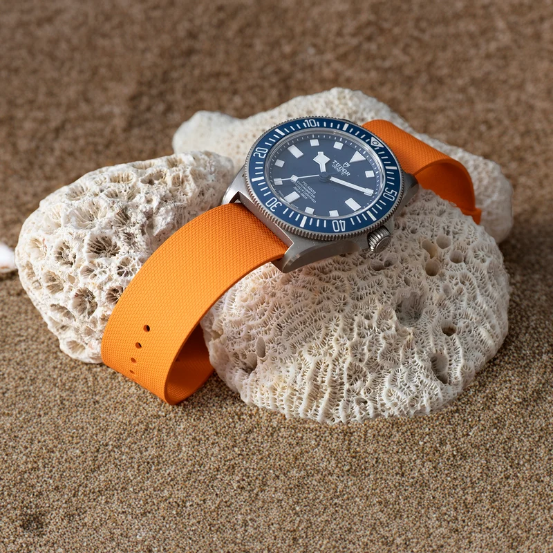 Bracelet une pièce fkm rubber Orange