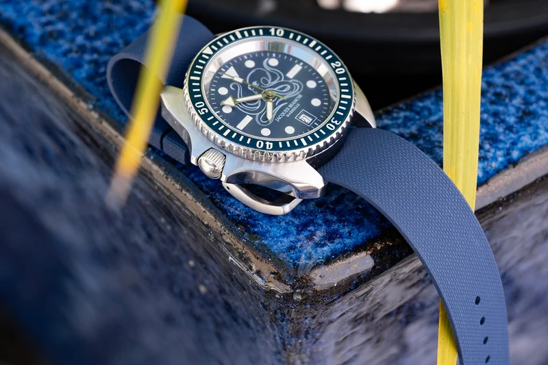 Bracelet une pièce fkm rubber Bleu