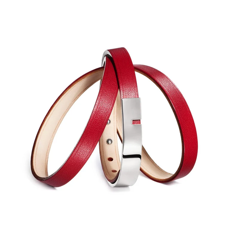 Bracelet rouge cuir triple | U'TURN.TRIPLE