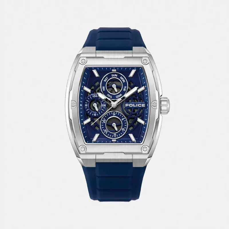 MONTRE POLICE Homme CREED en Silicone Bleu PEWJQ0004502