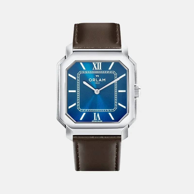 Montre ORLAM Homme HERITAGE Heritage Bleu London en Cuir ORSSLHE003
