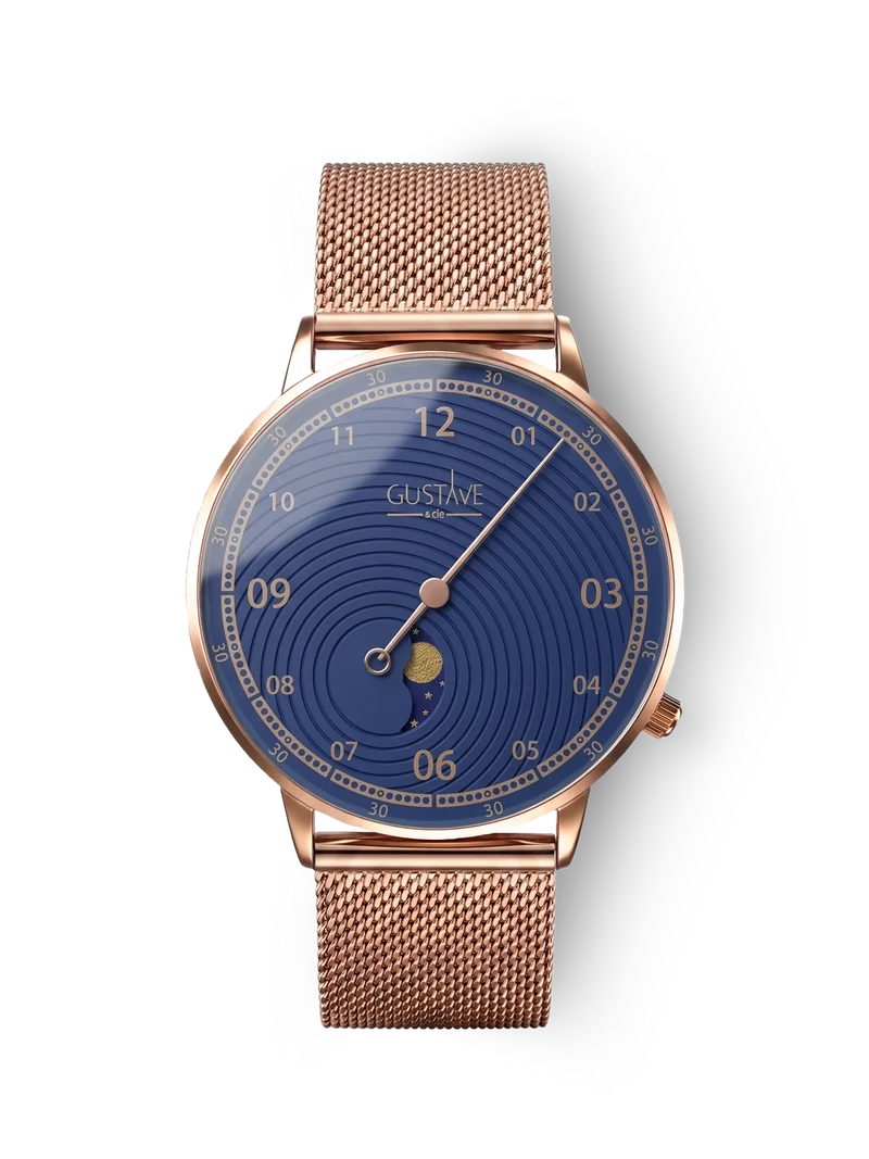 GEORGES - OR ROSE ET BLEU