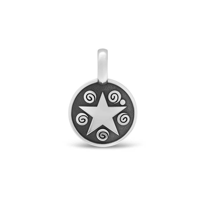 Médaille étoile en argent