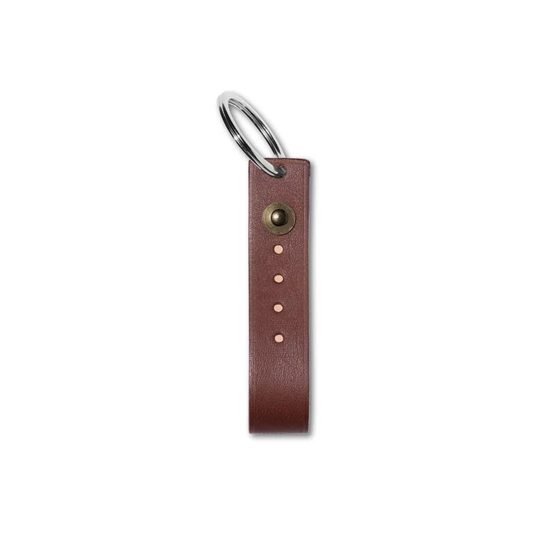 Porte clés personnalisé marron | U'KEEP