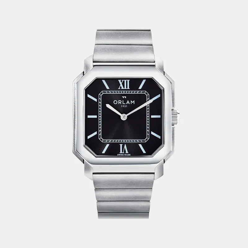 Montre ORLAM Homme HERITAGE Noir en Acier ORSSBHE005