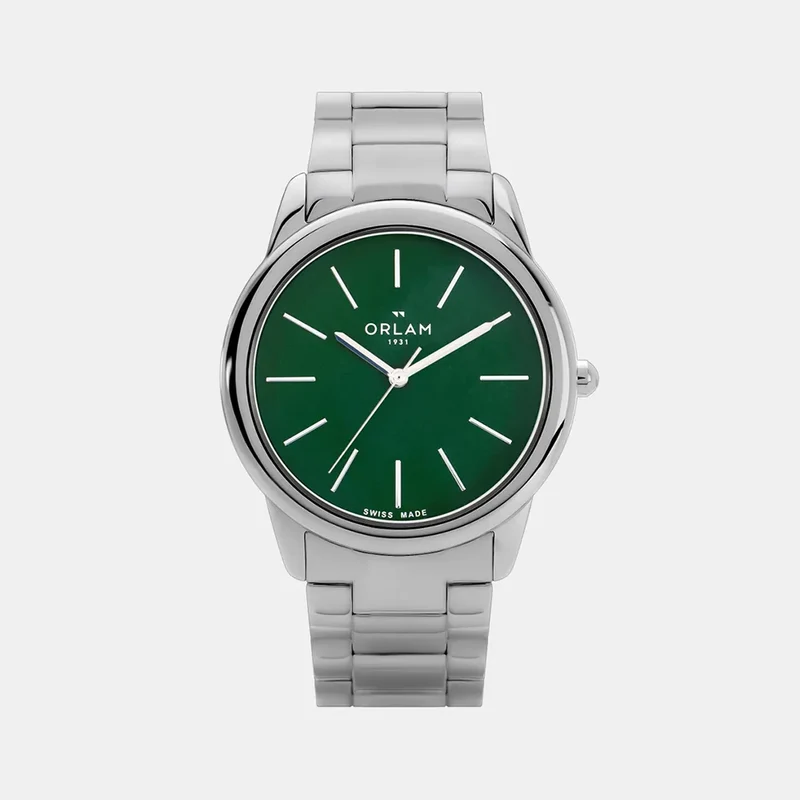 Montre ORLAM Homme ETERNITE Vert en Acier ORSSBET006