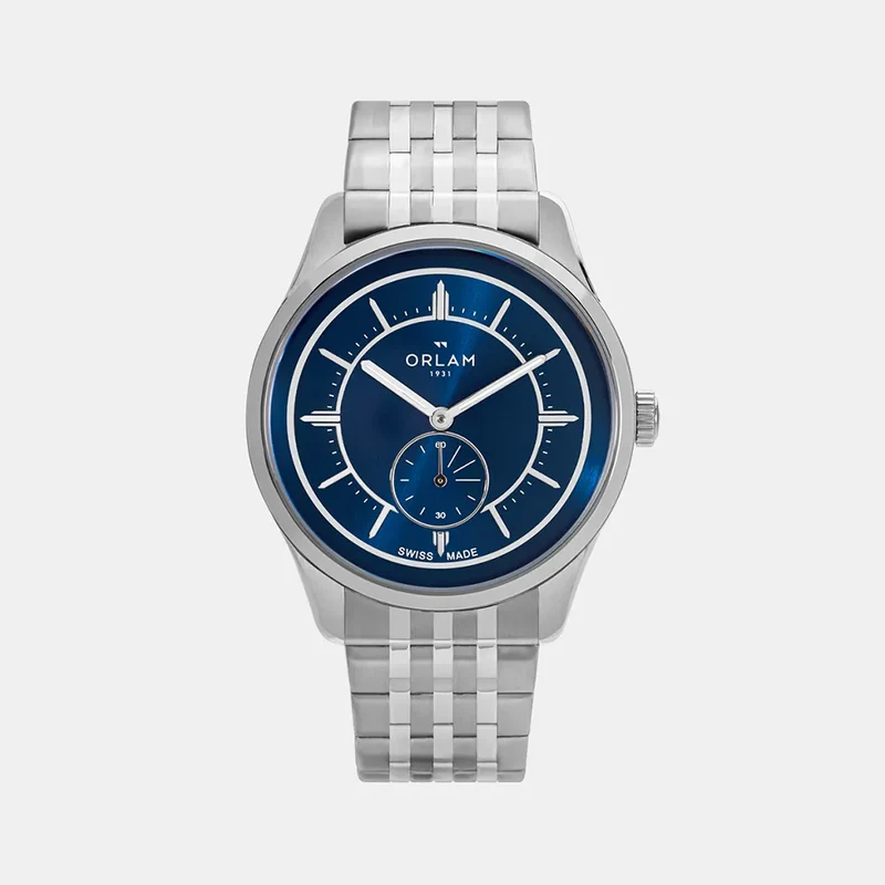 Montre ORLAM Homme ECHO Bleu London en Acier ORSSBEC004