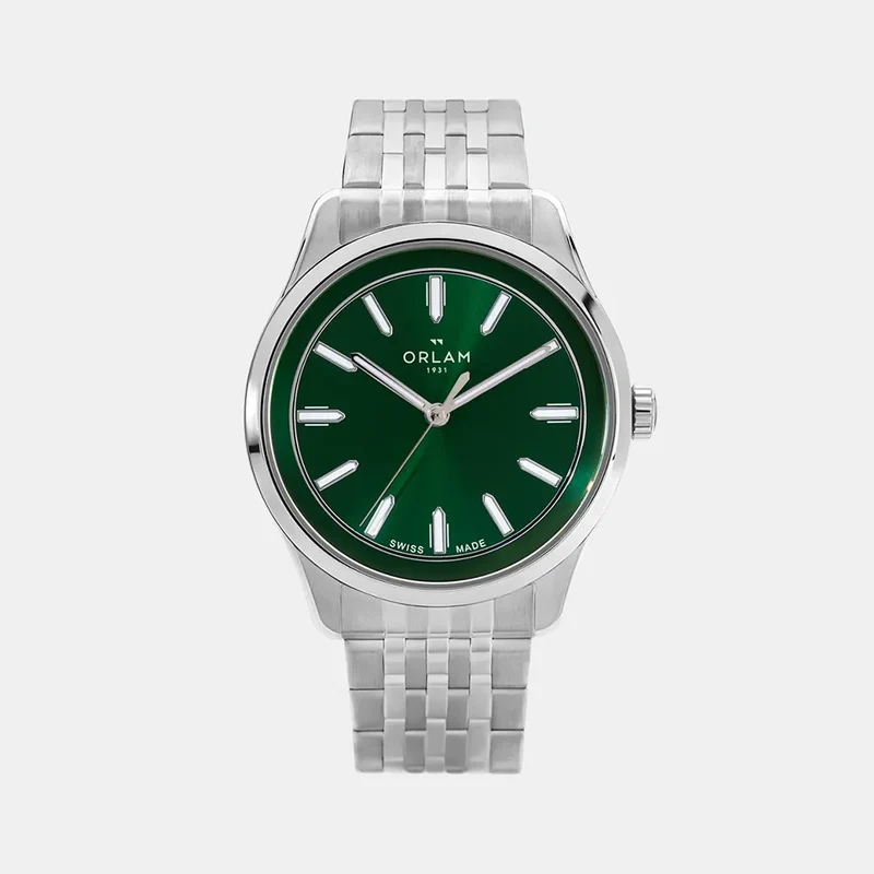 Montre ORLAM Homme CADENCE Vert en Acier ORSSBCA005