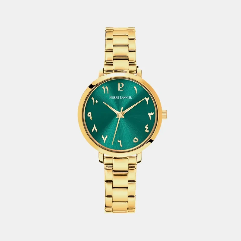 Montre PIERRE LANNIER Femme CHOUQUETTE en Acier Doré 408J572