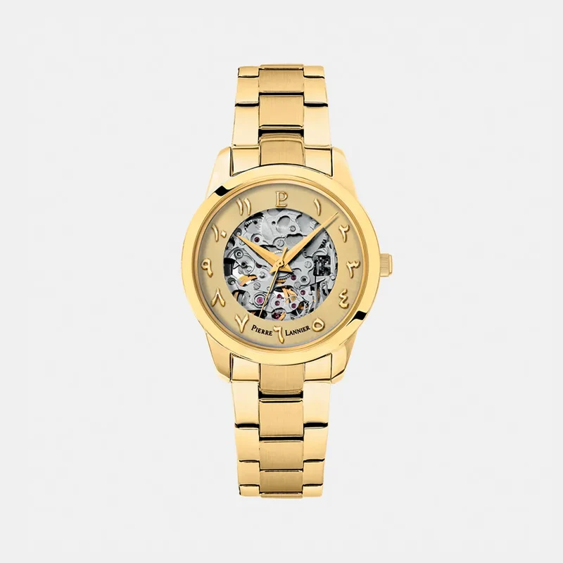Montre PIERRE LANNIER Femme THEA Automatique en Acier Doré 410D542