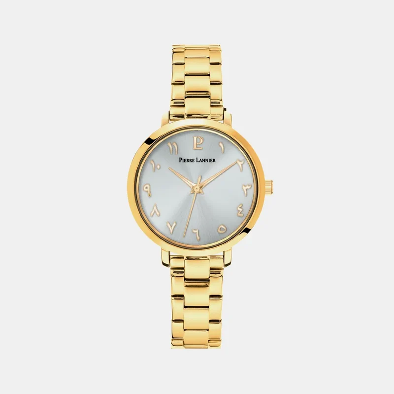 Montre PIERRE LANNIER Femme CHOUQUETTE en Acier Doré 408J522
