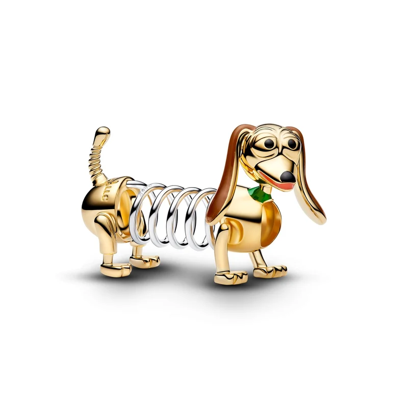 Pandora Disney Charm Disney Pixar Toy Story Slinky Chien Plaqué Or 764603C01