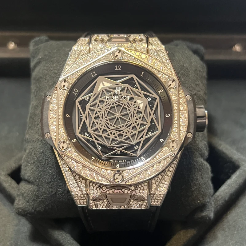 Hublot Big Bang Unico Titanium Diamond Full Set 415.NX.1112.VR.1704