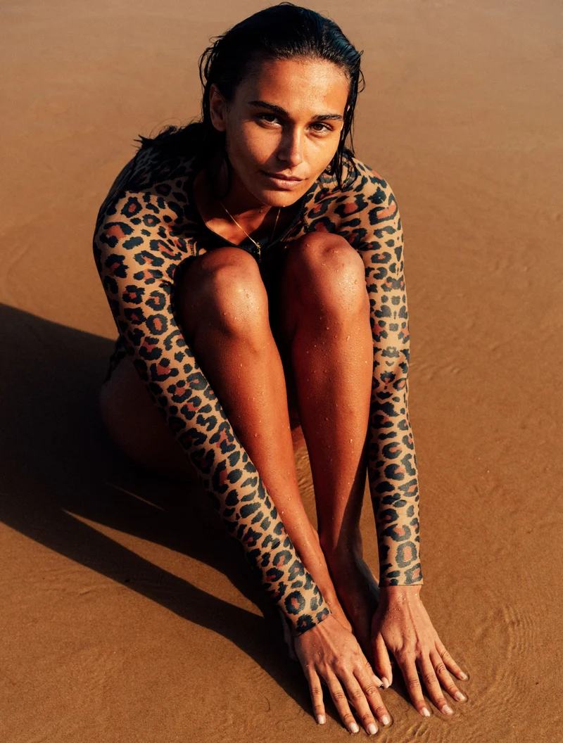 Body Manches Longues Néoprène Cheetah