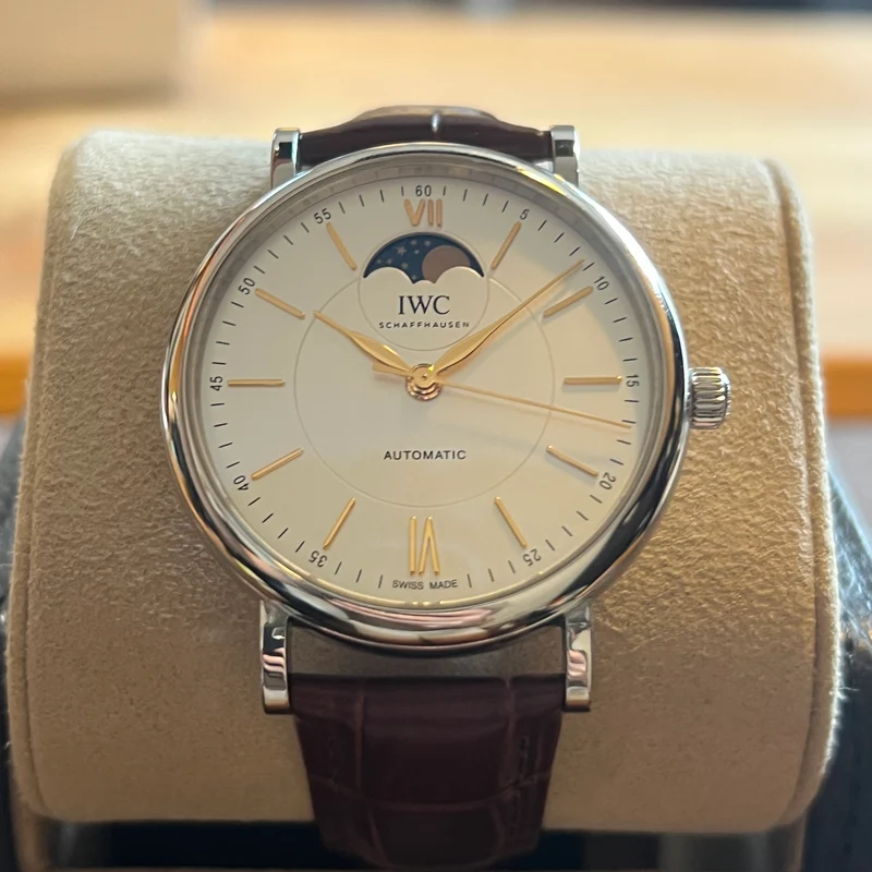 IWC Portofino Automatique Phase de Lune Ensemble Complet IW459401
