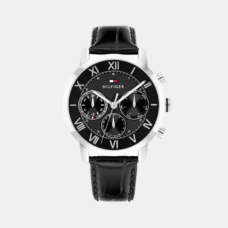 Montre TOMMY HILFIGER Homme Th-oxford en Cuir Noir 1710725