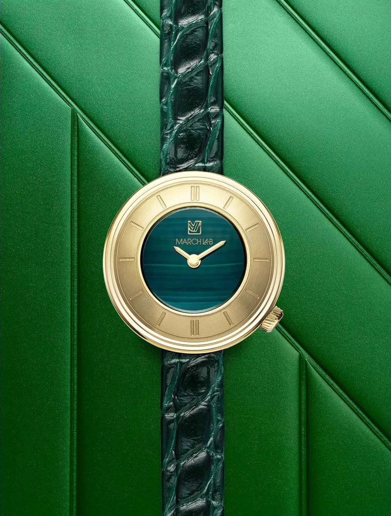 Montre LADY VOLANTE Malachite