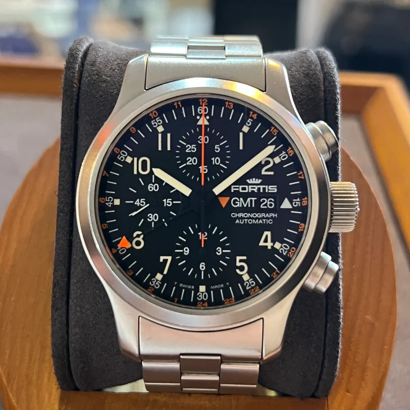 Fortis B-42 Flieger GMT Chrono Ensemble complet 637.22.172